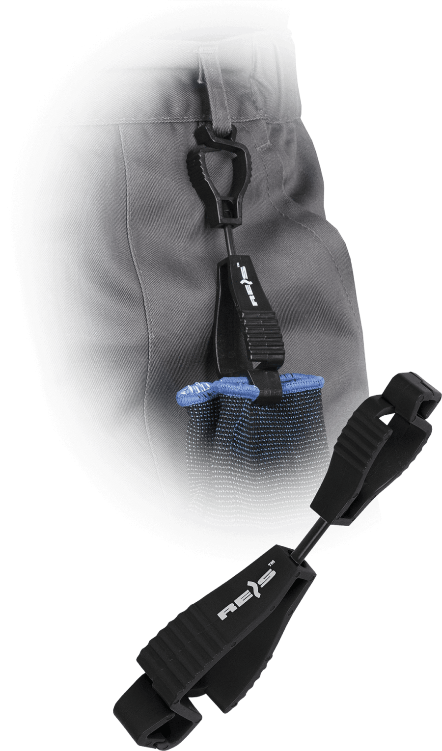 Štipec na uchytenie pracovných rukavíc GLOVE 01