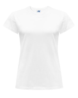 Biele dámske kvalitné tričko JKH 150g