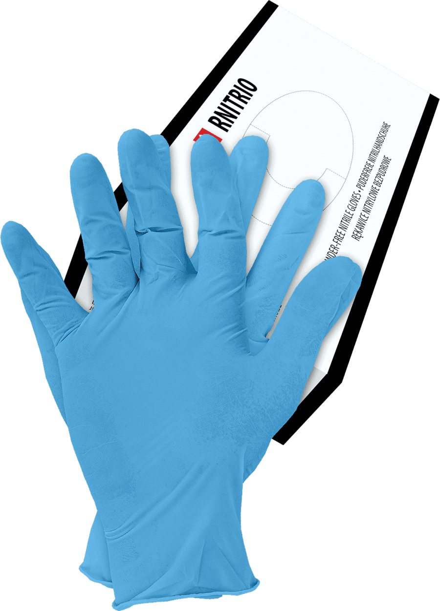 Jednorázové chirurgické pracovné rukavice 100ks NITRYL