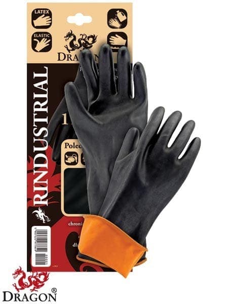 Gumené pracovné rukavice INDUSTRIAL 45 cm