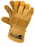 Kombinované kožené pracovné rukavice GOLDEN