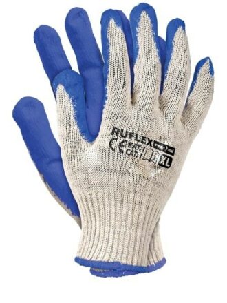 Praktické rukavice pracovné latex DUCK BLUE