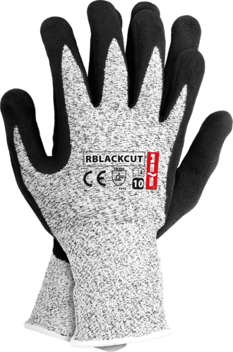 Protiporézne rukavice BLACK CUT 3