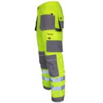 Reflexné montérky PROFI HIVIS GREY GELB