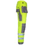 Reflexné montérky PROFI HIVIS GREY GELB