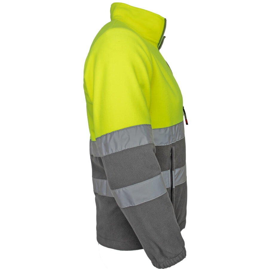 Fleecová pracovná mikina PROFI HIVIS GREY