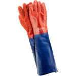 Pracovné rukavice PVC FISH 60 cm