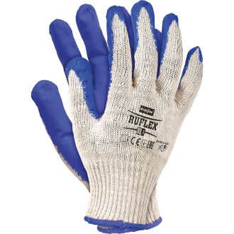 Praktické rukavice pracovné latex DUCK BLUE