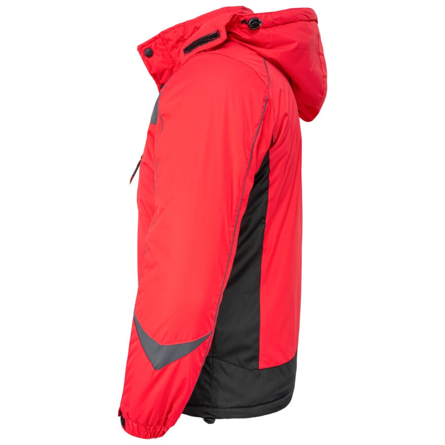 Zimná pracovná bunda s kapucňou ZEALAND RED