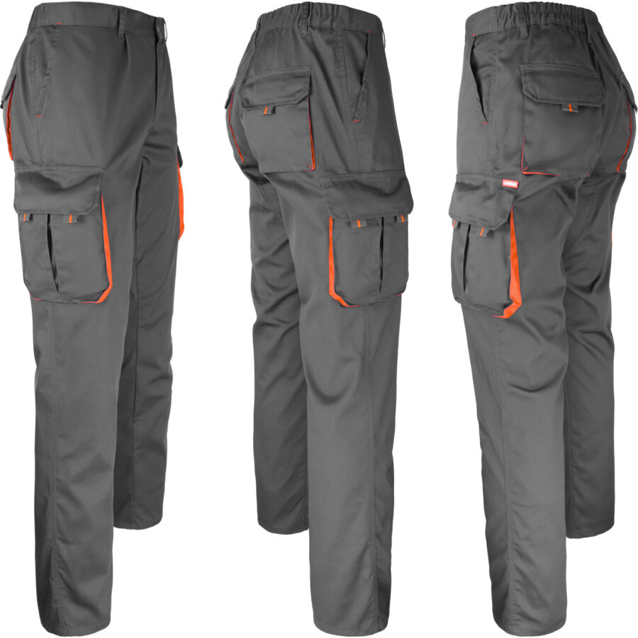 Dámske pracovné montérky s elastanom FRAULAND GREY