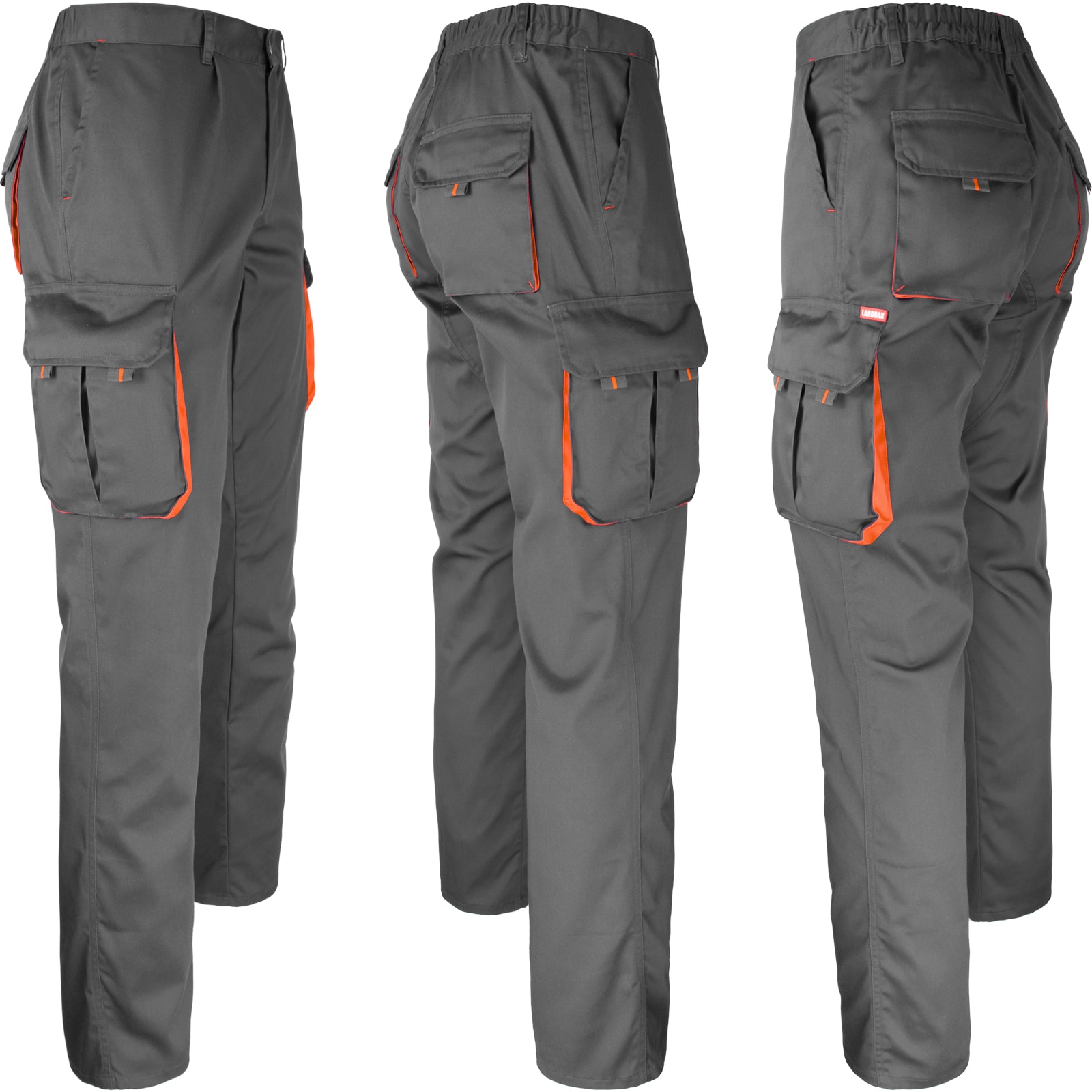 Dámske pracovné montérky s elastanom FRAULAND GREY 130373
