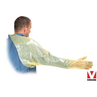 Rektálne veterinárne jednorázové rukavice KRUUSE 95 cm 50ks