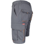 Montérkové kraťasy s elastanom MANNLAND GREY ORANGE