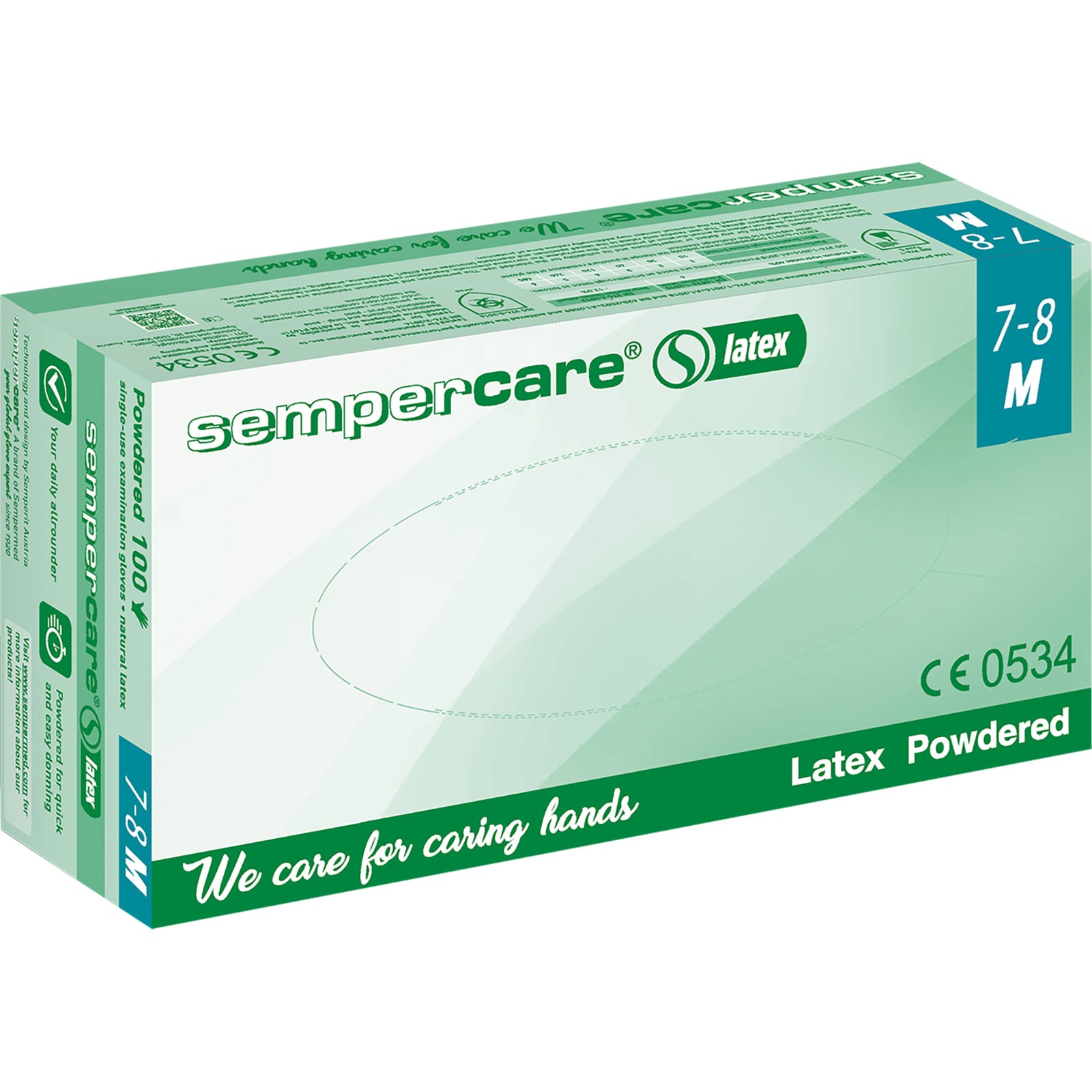 Jednorázové rukavice chirurgické LATEX PUDER 100 ks