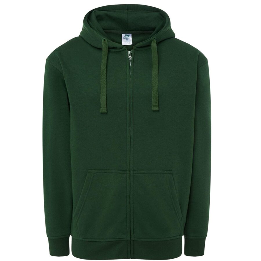 Pracovná mikina s kapucňou na zips JHK 290 g