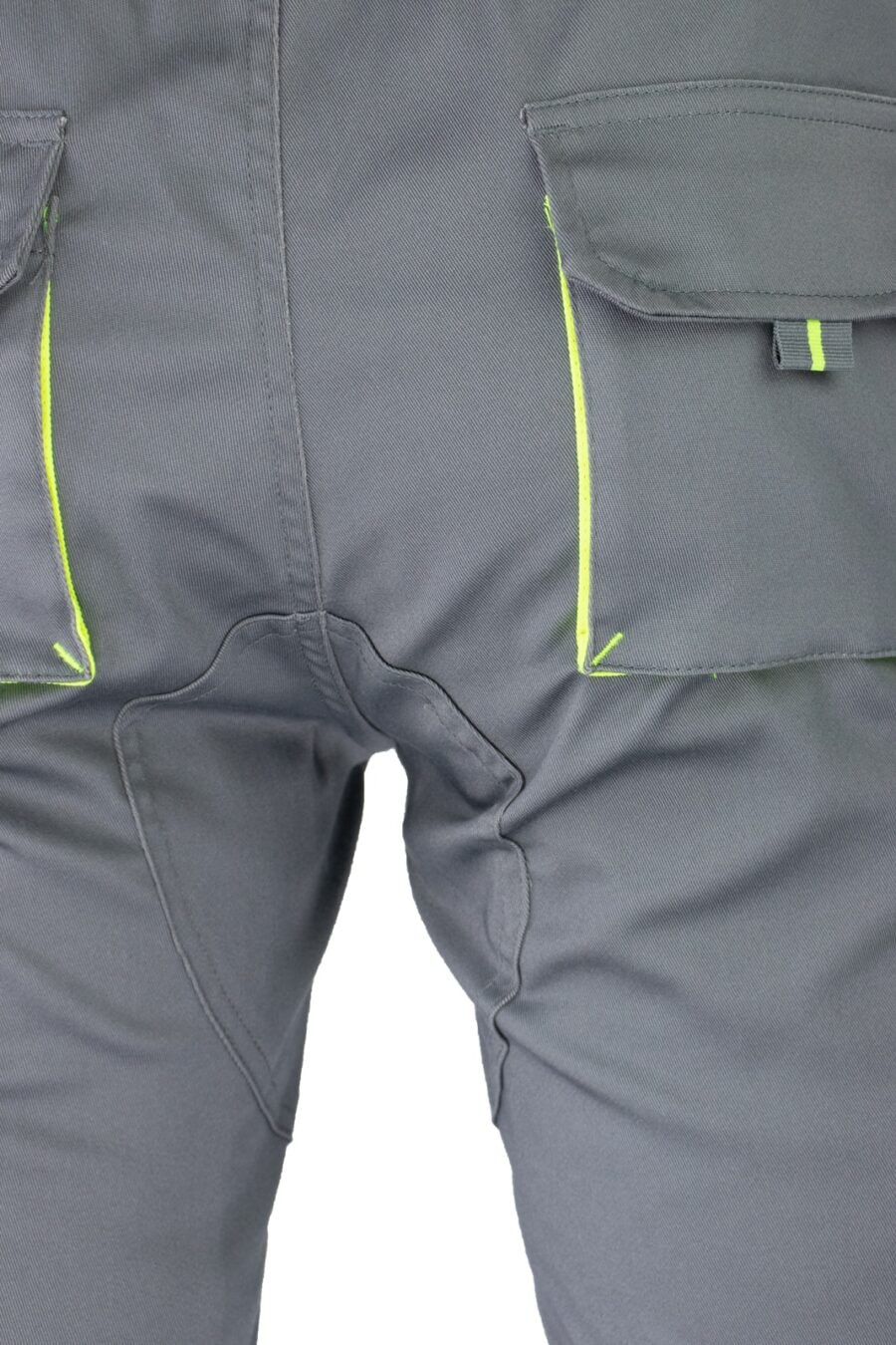 Montérkové kraťasy s elastanom MANNLAND GREY YELLOW