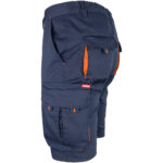 Montérkové kraťasy s elastanom MANNLAND NAVY ORANGE