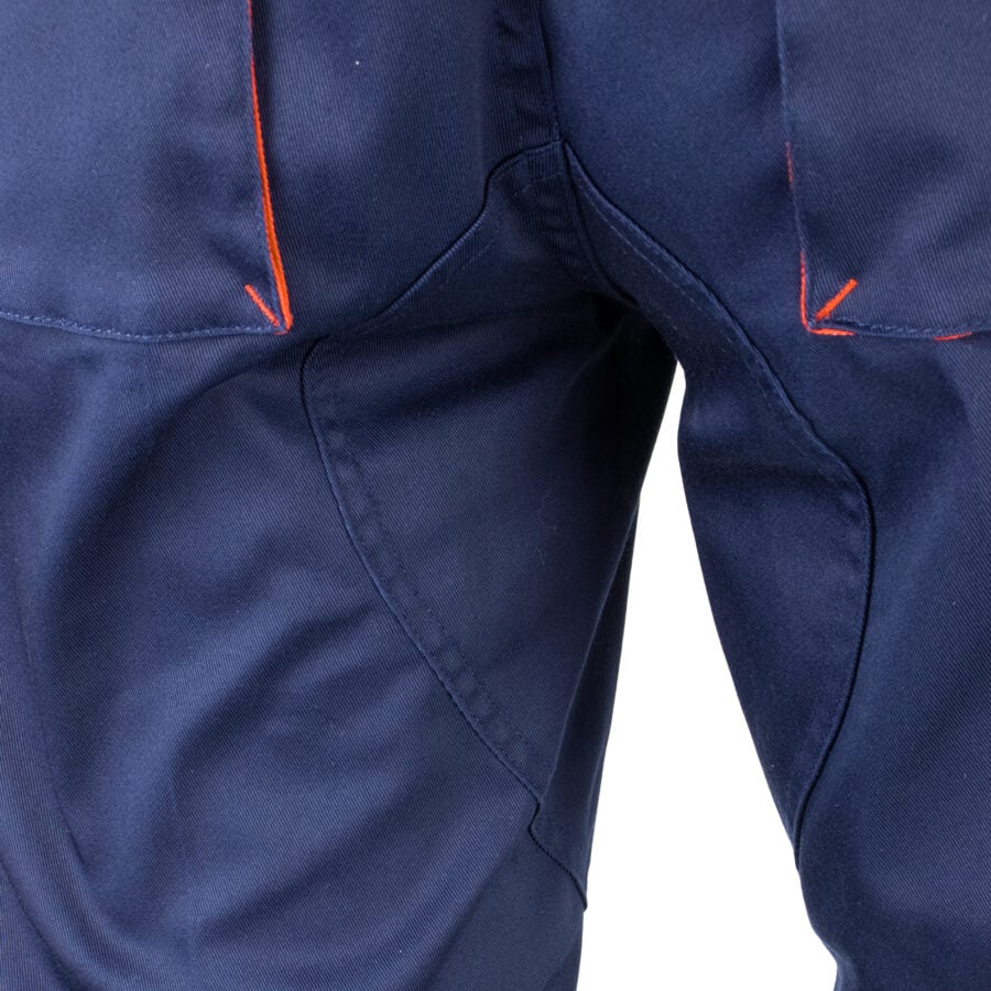 Pracovné nohavice s elastanom MANNLAND NAVY ORANGE