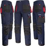 Pracovné montérky do pása PROFI NAVY RED 2.0