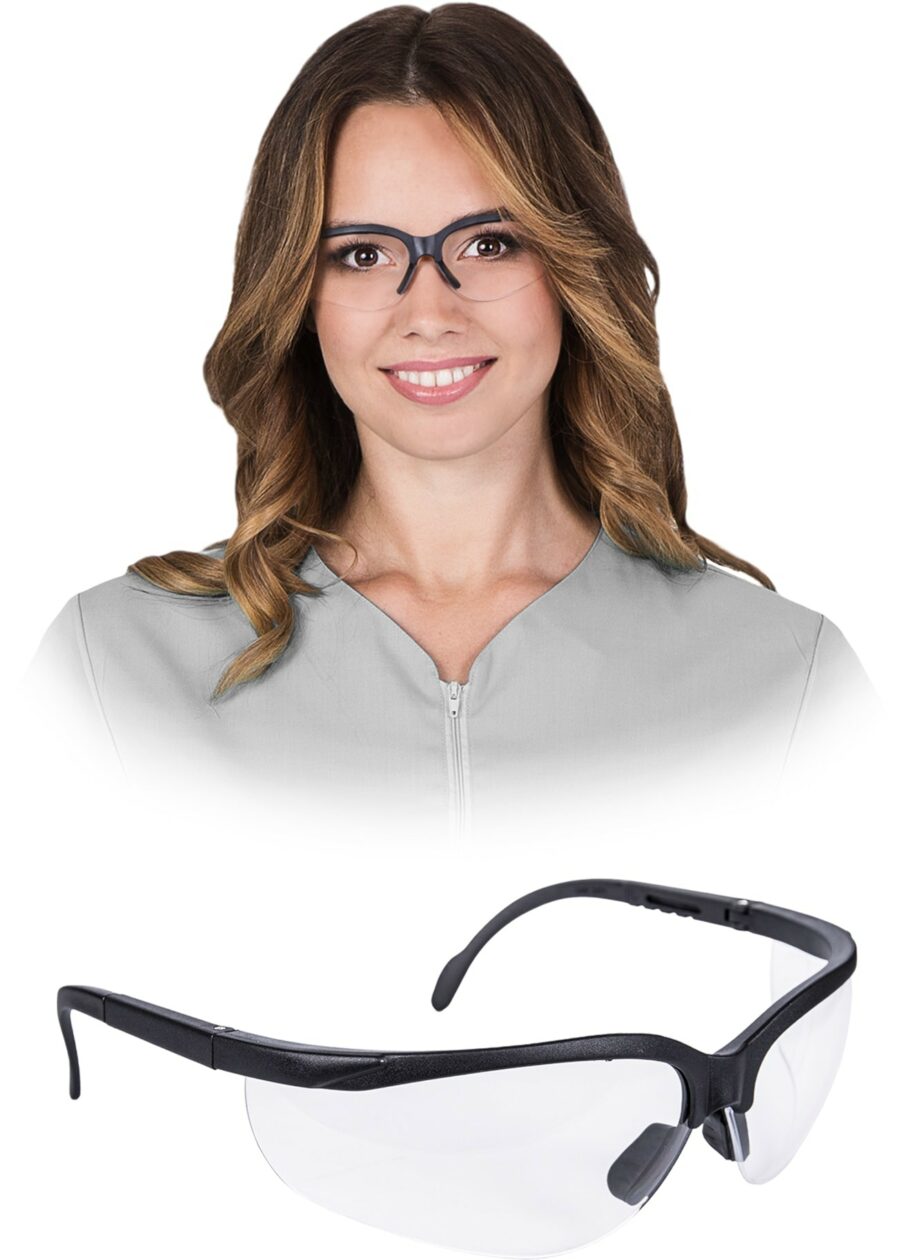 Číre ochranné okuliare IDAHO ANTIFOG protizahmlievacie