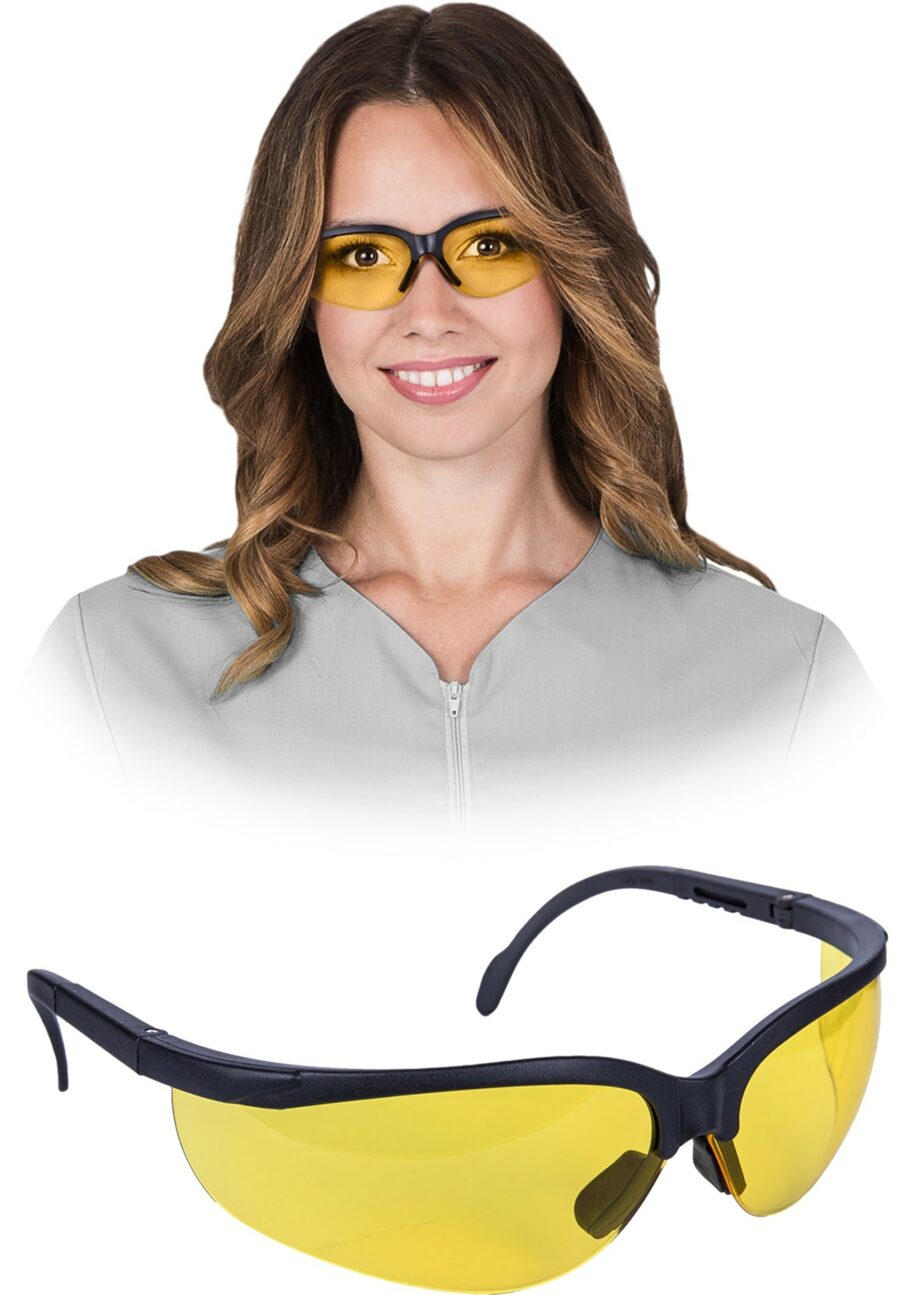 Žlté ochranné okuliare IDAHO YELLOW