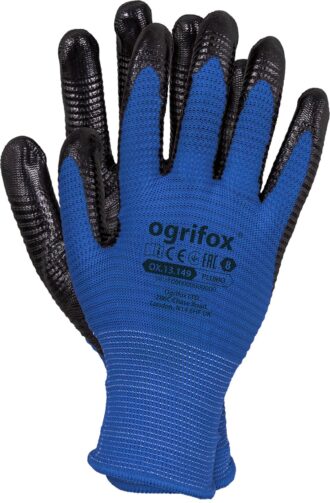 Nitrilové pracovné rukavice PLUMO OX BLUE