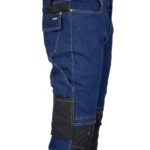 Pracovné rifľové nohavice strečové JEANS STRETCH BLUE