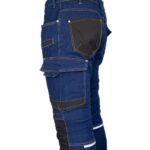 Pracovné rifľové nohavice strečové JEANS STRETCH BLUE