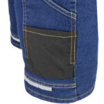 Pracovné rifľové kraťasy strečové JEANS STRETCH BLUE