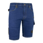 Pracovné rifľové kraťasy strečové JEANS STRETCH BLUE