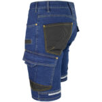 Pracovné rifľové kraťasy strečové JEANS STRETCH BLUE