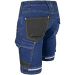 Pracovné rifľové kraťasy strečové JEANS STRETCH BLUE