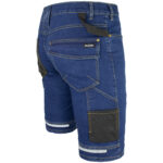 Pracovné rifľové kraťasy strečové JEANS STRETCH BLUE