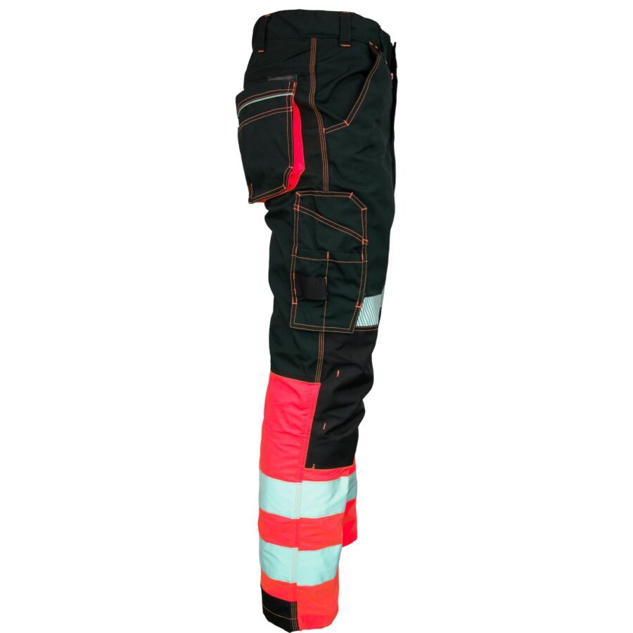 Reflexné montérkové nohavice THORVIS RED