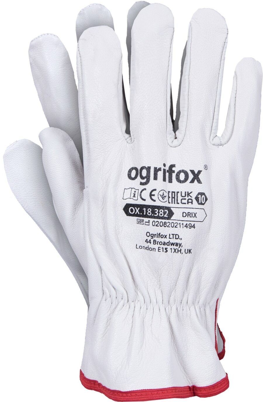 Celokožené pracovné rukavice z kozinky DRIX