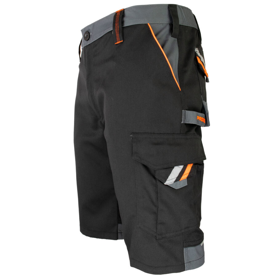 Pracovné monterkové kraťasy PRO BLACK DUAL