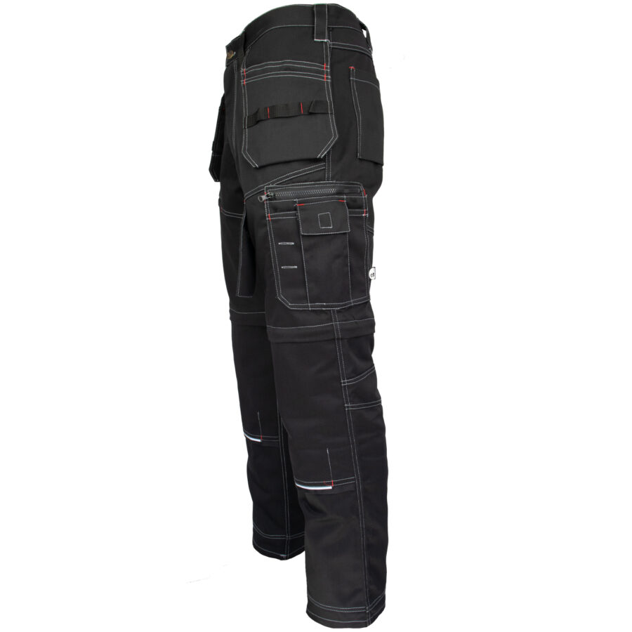 Multifunkčné pracovné nohavice 2v1 HARDER BLACK 2.0