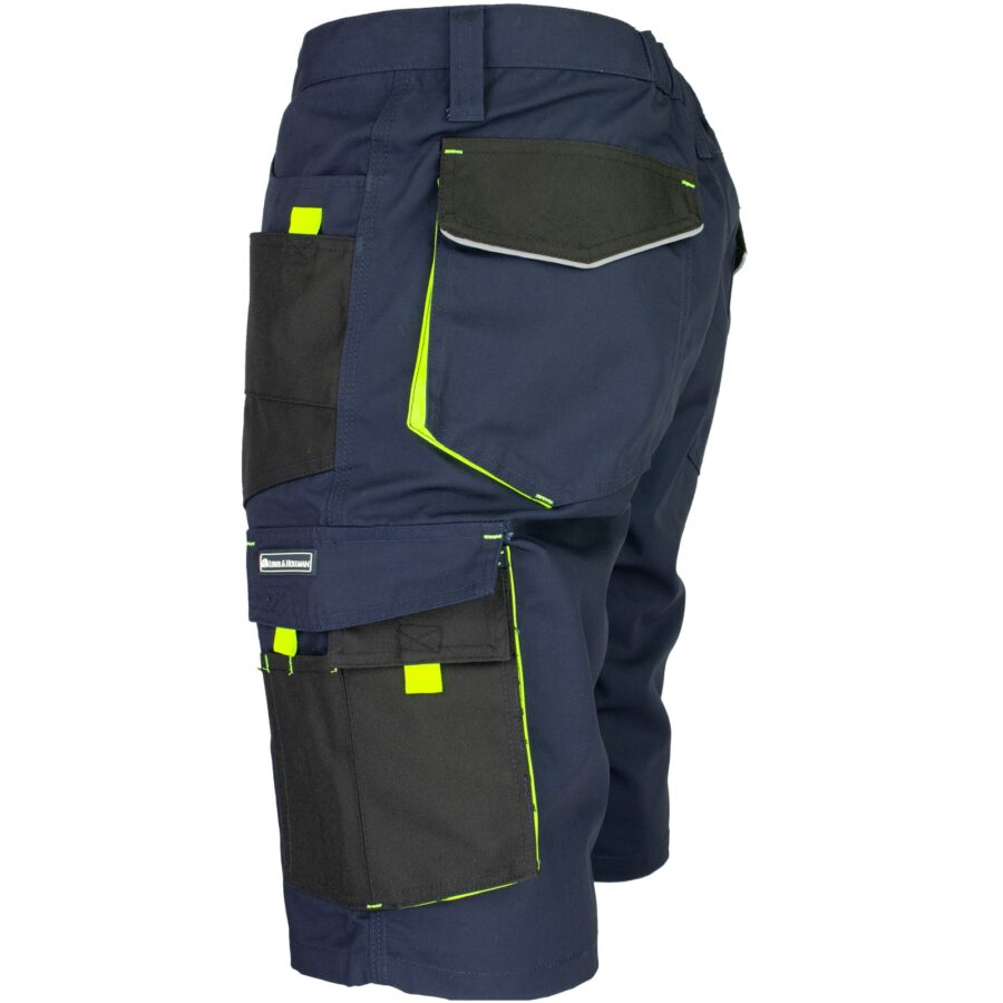 Monterkové kraťasy PROFI NAVY GELB 2.0
