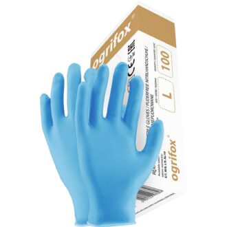 Jednorázové nitrilové rukavice OGRIFOX 100ks bezpúdrové