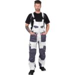 Montérky s náprsenkou HARVER WHITE 2.0