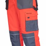 Reflexné montérky PROFI HIVIS GREY RED