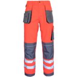 Reflexné montérky PROFI HIVIS GREY RED