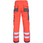 Reflexné montérky PROFI HIVIS GREY RED