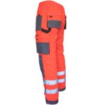Reflexné montérky PROFI HIVIS GREY RED