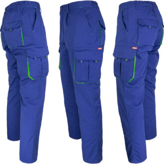 Pracovné nohavice s elastanom MANNLAND ROYAL LIME