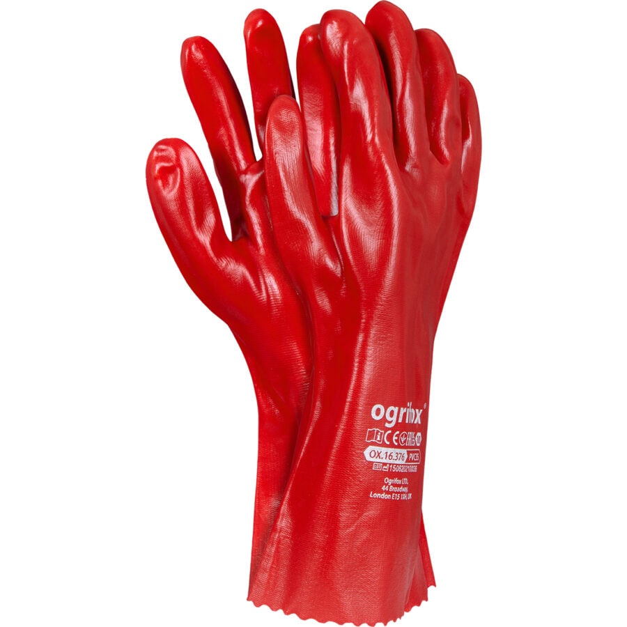 Pracovné rukavice z PVC FOXI 35cm