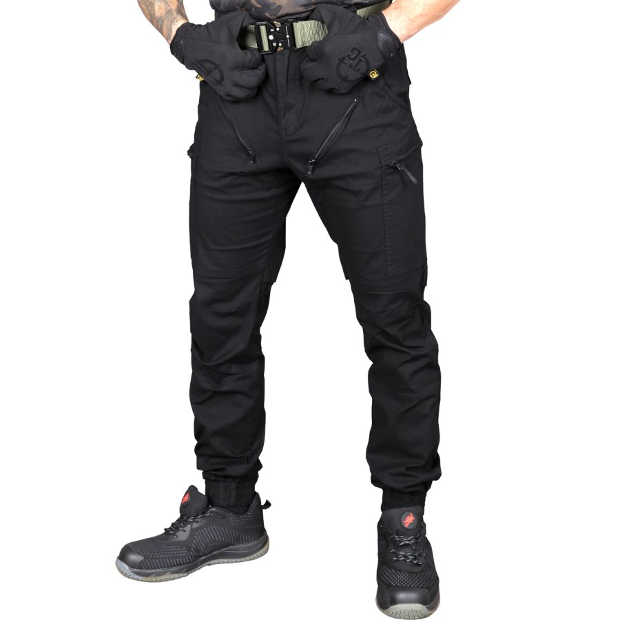 Taktické nohavice čierne Tactical Guard CARGO