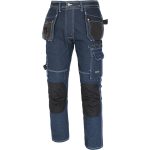 Pracovné rifľové nohavice strečové JEANS WORK BLUE