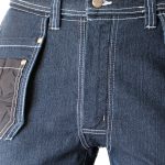 Pracovné rifľové nohavice strečové JEANS WORK BLUE