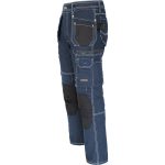 Pracovné rifľové nohavice strečové JEANS WORK BLUE